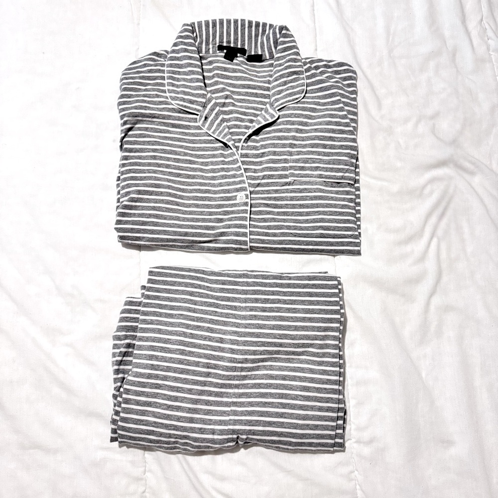 J. Crew Striped Pajama Pants Set